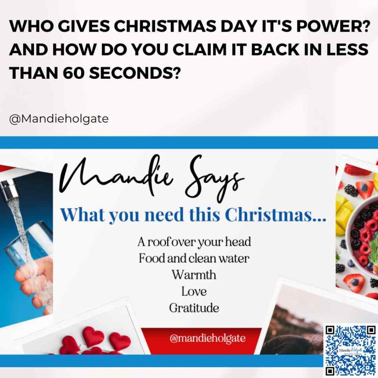 Who Gives Christmas Day It’s Power? And How Do You Claim It Back in Less Than 60 Seconds?